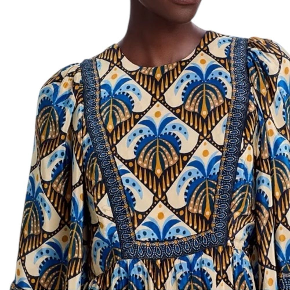 NWT Farm Rio Cocopalm Palm Print Dress - Picture 7 of 8